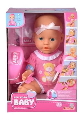 New Born Baby pop met accessoires, 4dlg. New Born Baby pop met accessoires, 4dlg.