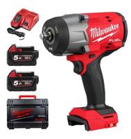 Milwaukee M18 FUEL™ FHIW2F12-502X Accu slagmoersleutel 1491Nm 1/2" frictiering 18V 5.0Ah in HD-Box - 4933492783 - thumbnail
