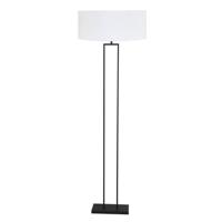 Steinhauer VloerlampStang zwart met witte kap - 3844ZW - thumbnail