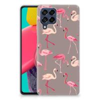 Samsung Galaxy M53 | TPU Hoesje | Flamingo - thumbnail