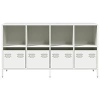 Dressoir 135x39x73,5 cm koudgewalst staal wit - thumbnail
