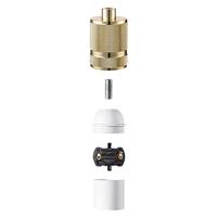 Home sweet home metalen fitting - goud - thumbnail