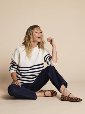 Zwangerschaps trui van ENVIE DE FRAISE ecru Zwangerschaps trui van ENVIE DE FRAISE ecru