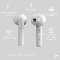 Urbanista Paris True Wireless Oortelefoon 20u speeltijd draaloze oplaadcase en bluetooth 5.0, ruisonderdrukkende koptelefoon met touch controls, ingebouwde microfoon, compatibel met Android en iOS - wit - thumbnail