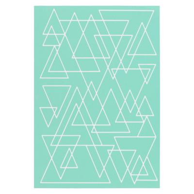 Zeefdruk Stencil - Geografische Print