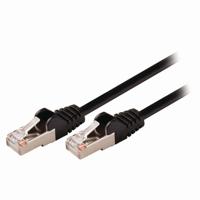 Nedis ccgp85121bk025 cat5e sf/utp-netwerkkabel rj45 male - rj45 male 0,25 m zwart - thumbnail