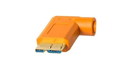Tether Tools USB-kabel USB-A stekker, USB-micro-B 3.0 stekker 4.60 m Oranje 90° haaks naar rechts CU61RT15-ORG Tether Tools USB-kabel USB-A stekker, USB-micro-B 3.0 stekker 4.60 m Oranje 90° haaks naar rechts CU61RT15-ORG