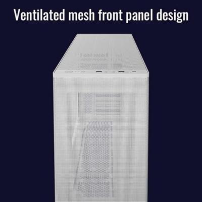 Aerocool stormfront mini mini tower behuizing (wit | 2x usb-a | 1x usb-c | window)