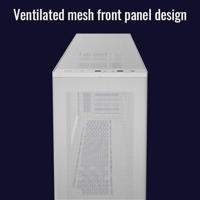 Aerocool stormfront mini mini tower behuizing (wit | 2x usb-a | 1x usb-c | window) - thumbnail