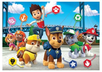 Clementoni - puzzel 24 stukjes maxi paw patrol 3, kinderpuzzels, 3-5 jaar, 24049
