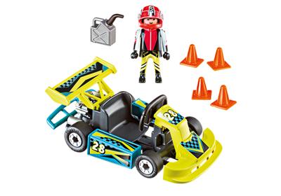 PLAYMOBIL 9322 - Action - Karting Pilot Case - Nieuw in 2019 - thumbnail