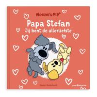 Boek met naam en foto - Woezel & Pip - Jij bent de allerliefste papa (Hardcover) - thumbnail