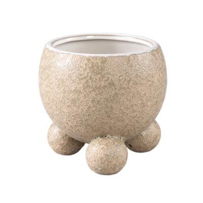 PTMD bloempot malinda s creme 12,5 cm | 12 stuks