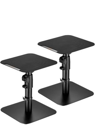 My Wall HS31L Luidsprekerstaander Aantal monteerbare displays: 2 Display(s) Zwart Kantelbaar, In hoogte verstelbaar