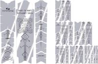 Unleazhed Unscratch Frame Protector Film - Runes of Shred Black Glossy - thumbnail