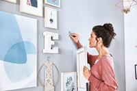 Klevende spijker tesa canvas behang 1kg wit - thumbnail