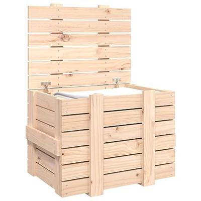 VidaXL Opbergbox 58x40,5x42 cm massief grenenhout VidaXL Opbergbox 58x40,5x42 cm massief grenenhout
