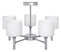 Klassieke kroonluchter hanglamp plafondlamp Activejet MIRA chroom 5xE27 voor woonkamer - thumbnail