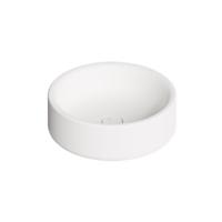 Waskom Salenzi Idilla 42 cm Rond Mat Wit (incl. plug) - thumbnail