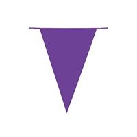 Mini Vlaggenlijn Paars (3m) - thumbnail
