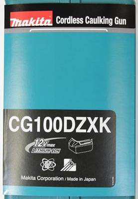 Makita CG100DZXK Accu Lijm- en kitspuit 12V Max Basic Body in koffer - thumbnail