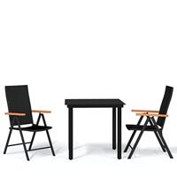 3-delige Tuinset zwart - thumbnail