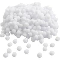 Creativ Company Pom-poms, d 10 mm, wit, 450 stuk/ 1 doos - thumbnail
