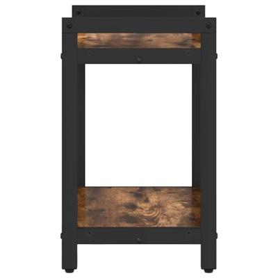 Boekenkast Gerookt eiken 40 x 30 x 48.5 cm Bewerkt hout Boekenkast Gerookt eiken 40 x 30 x 48.5 cm Bewerkt hout