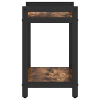 Boekenkast Gerookt eiken 40 x 30 x 48.5 cm Bewerkt hout - thumbnail