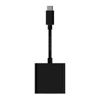 AISENS A109-0347 USB-C op VGA, USB-C-stekker naar HDB15 bus, zwart, 15 cm - thumbnail