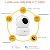 Bewakingscamera - KONYKS - CAMINI 2 - Binnen - Gemotoriseerd - Wifi - Bewegingsdetectie - thumbnail