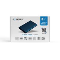 Behuizing voor Harde Schijf Aisens ASE-2525PB Blauw Marineblauw 2,5" - thumbnail