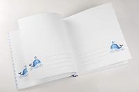 walther+ design Baby Sam UK-183-L Fotoalbum (b x h) 28 cm x 30.5 cm Blauw 50 bladzijden - thumbnail