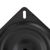 Bootstoelpoot 33 cm staal zwart - thumbnail