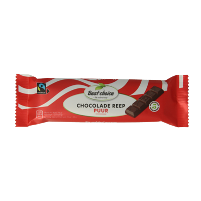 Chocolade reep puur zonder toegevoegde suiker 50 Gram
