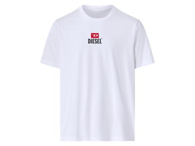 DIESEL Heren T-shirt (Wit, M)