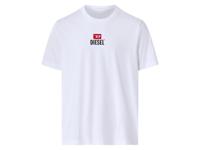 DIESEL Heren T-shirt (Wit, M) - thumbnail