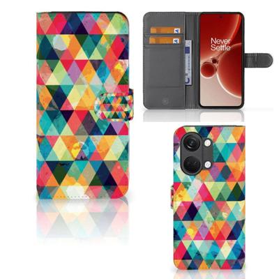 OnePlus Nord 3 | Telefoon Hoesje | Geruit | Portemonnee hoesje