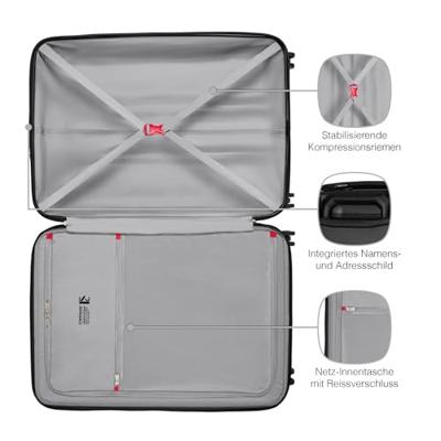 Wenger Prymo Large Harde koffer / trolley Zwart