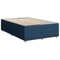 Boxspring met matras stof blauw 120x200 cm - thumbnail