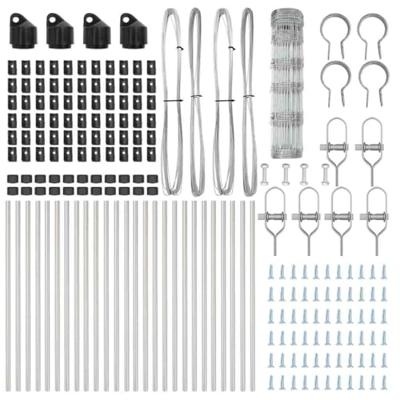 Weidehekwerk Zilver 50 x 0.8 m Gegalvaniseerd staal