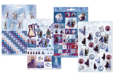 Totum disney frozen 2 - stickervellen, 4st.