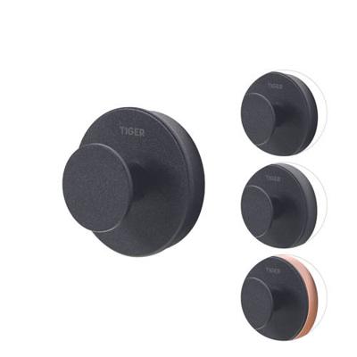 Tiger Handdoekhaak Urban Groot Rond Mat Zwart