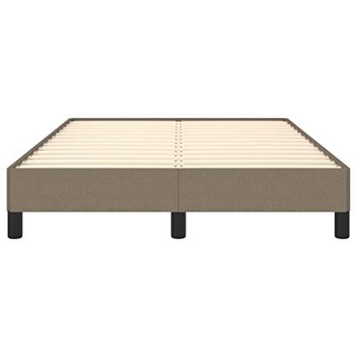 Bedframe zonder matras 120x190 cm stof taupe Bedframe zonder matras 120x190 cm stof taupe