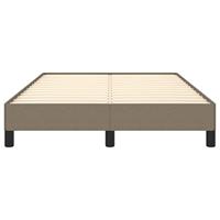 Bedframe zonder matras 120x190 cm stof taupe - thumbnail