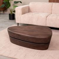 LABEL51 Salontafel Javi - Espresso - Mangohout - 110 cm - thumbnail