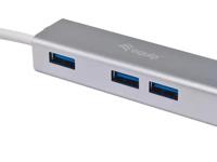 Equip 128958 USB-C AUF-USB 3.0-HUBS MET 4 poorten - thumbnail