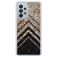 Samsung Galaxy A53 hybride hoesje - Chevron luipaard - thumbnail