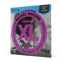 D'Addario EXL120-7 snaren set voor elektrische gitaar - thumbnail