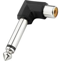 Monacor NTA-175A Audio Adapter [1x Jackplug male 6,3 mm - 1x Cinch-koppeling] - thumbnail